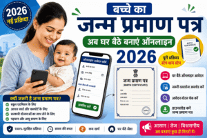 बच्चे का जन्म प्रमाण पत्र 2026 ऑनलाइन आवेदन | पूरी प्रक्रिया