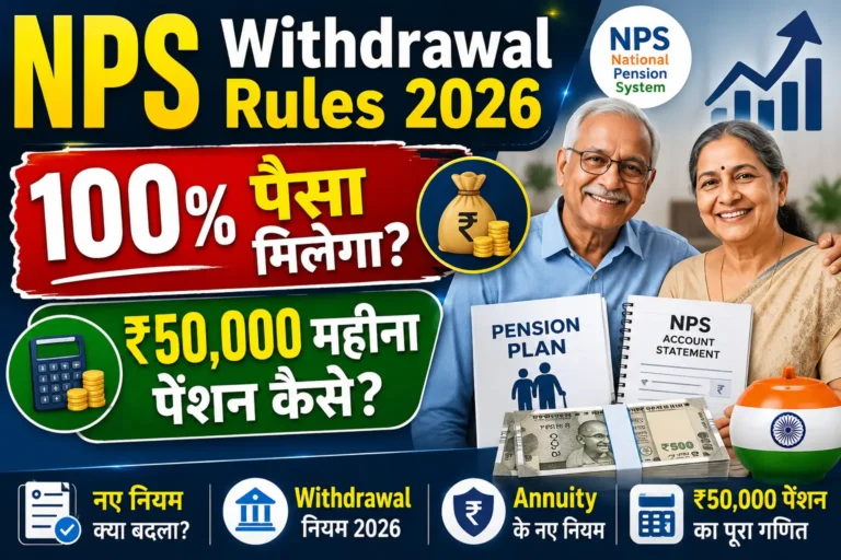 NPS Withdrawal Rules 2026
